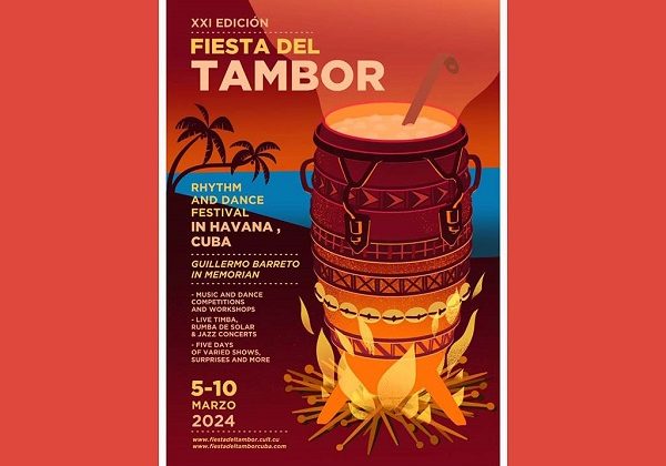 Cuba celebrará el Festival Fiesta del Tambor 2024